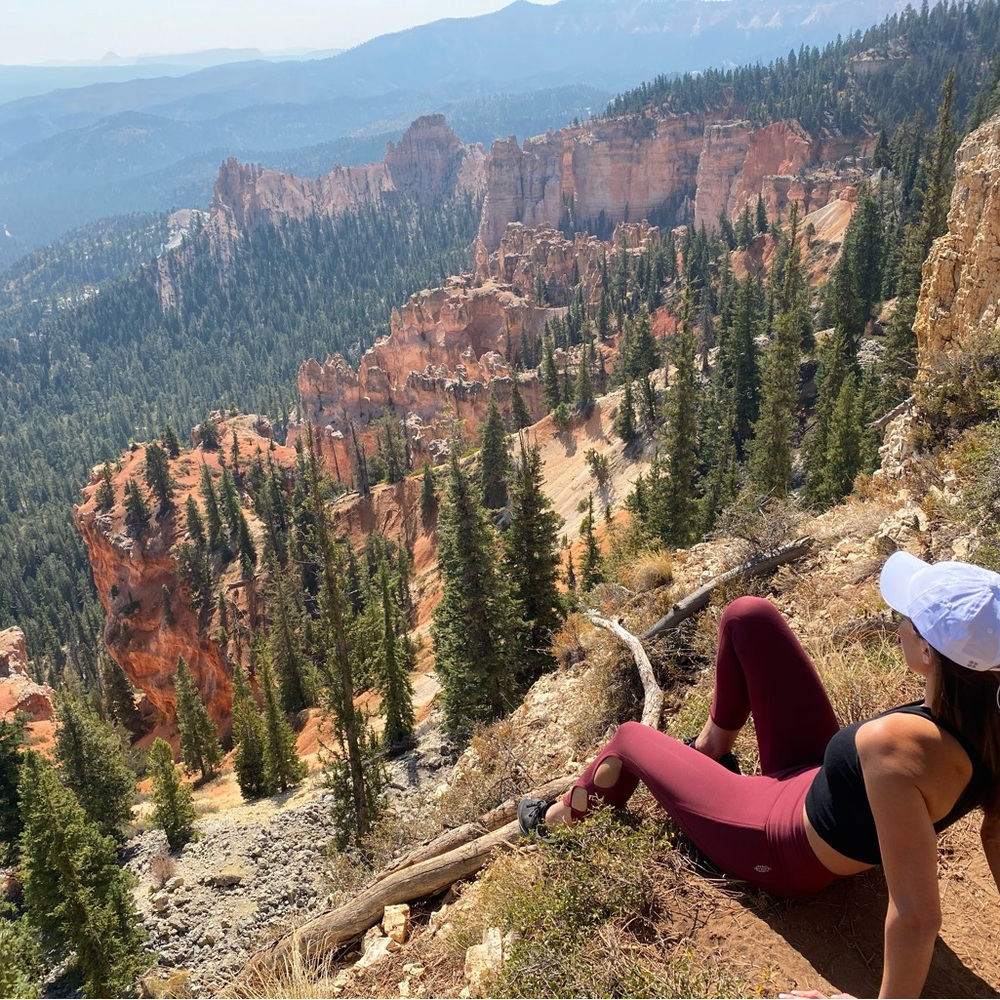 Free people FP movement Maroon Athletic Leggings XS